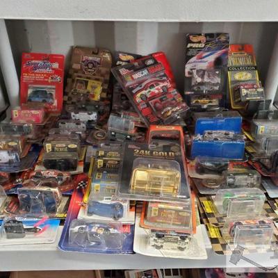 4588: Unopened Collectors Model Cars
Including Hot Wheels, Matchbox, Nascar, Muscle Cars and much more!!