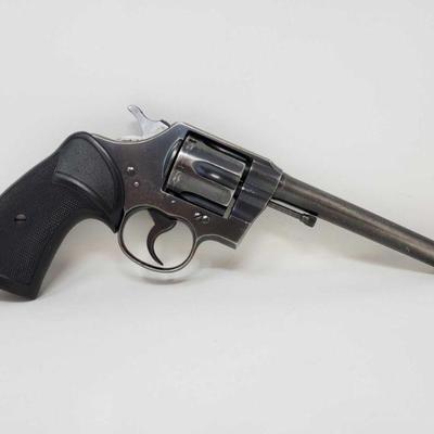 705: Colt Army Special .38 Cal Revolver
Serial Number: 472503 Barrel Length 6
