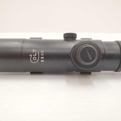858: Colt Scope 3x20
Measures approx 6