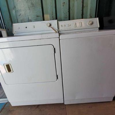 3000: Maytag Dependable Care Plus Heavy Duty Washer and Dryer
Washer measures approx 27
