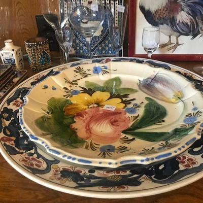 Large Decorative Serving Platters, made in Italy