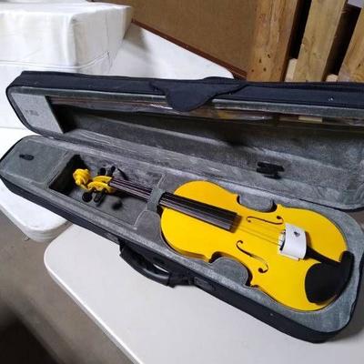Yellow violin