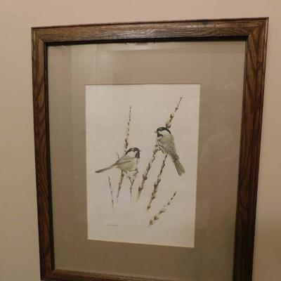 Art with Wood Frame