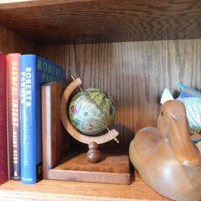 Books, Globes and Duck Art
