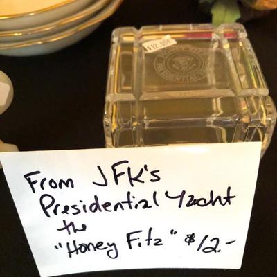 From JFK's Presidential Yacht, the "Honey Fitz"