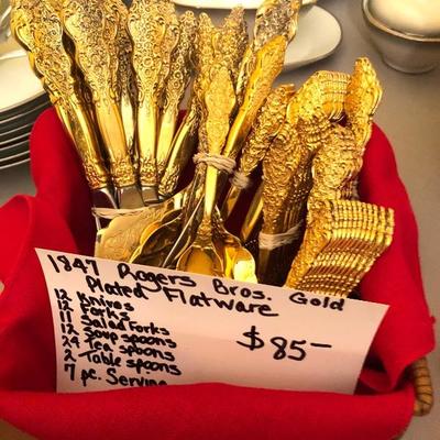 Rogers Bros. Gold-plated Flatware