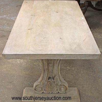  Distressed Finish Dining Room Table 