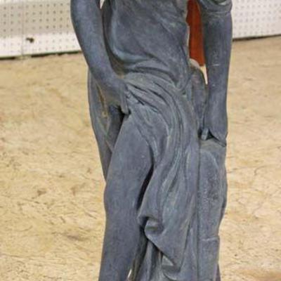  Composition Marked “Massarellis” Figural Statue 