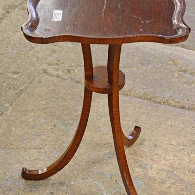  One of Several Mahogany Lamp Table 