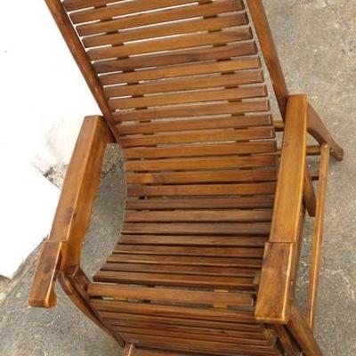  Teak Wood Lounge Chair 