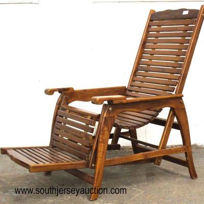  Teak Wood Lounge Chair 
