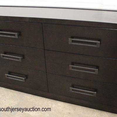  Like New Contemporary 6 Drawer Low Chest 