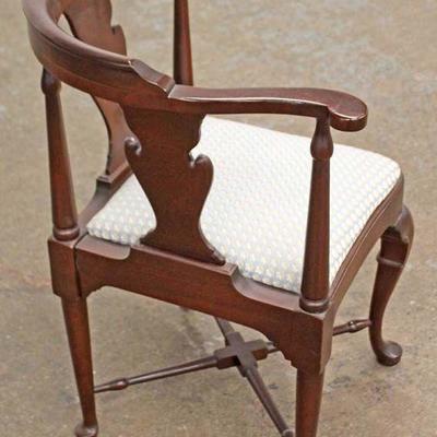  SOLID Mahogany Queen Anne CORNER Chair 