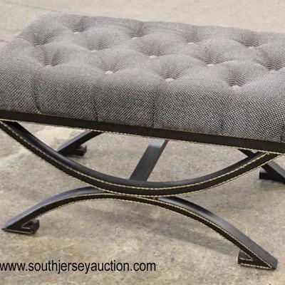  Decorator Upholstered Button Tufted Bench 