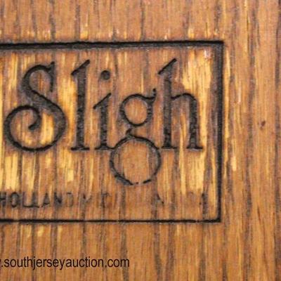  Oak “Sligh Furniture” Mission Style Grandfather Clock 