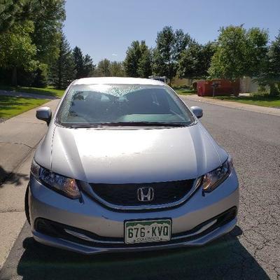 2013 Honda Civic LX Sedan 1 Owner 64,560 Miles Mostly Highway to Florida.
$10,500 OBO Call 720-877-3186 to Schedule Appt 