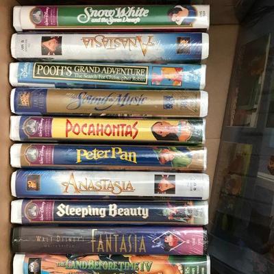 Disney VHS Tapes Unopened Factory Sealed