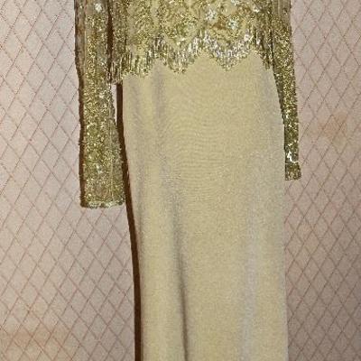 another beautiful example of the many vintage beaded dresses