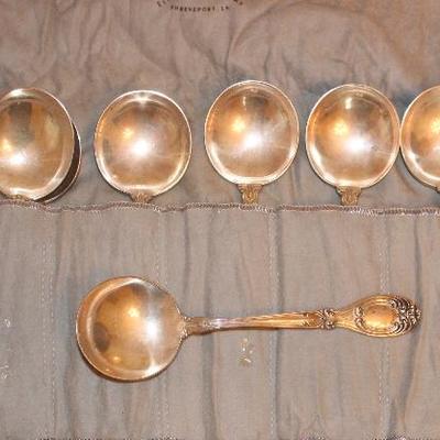 set sterling cream soup spoons
