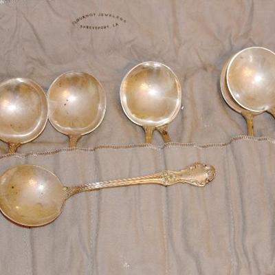 Another set sterling cream soup spoons