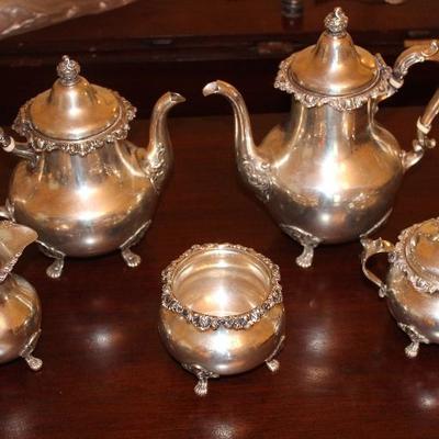Gorham Sterling tea and coffee service