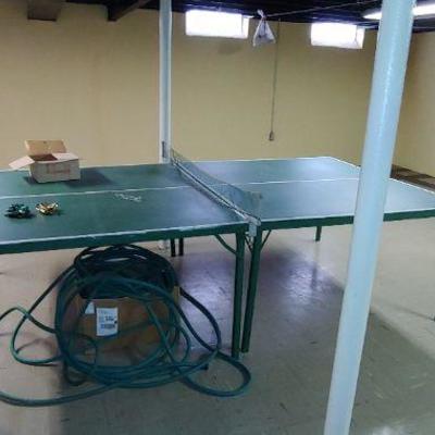 Ping pong table. Includes paddles  and new balls $50. 