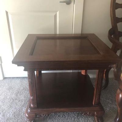 Solid Cherry End Tables made in China for Ethan Allen.