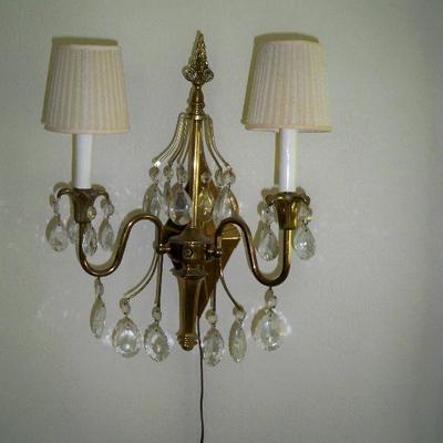 2nd Vintage Electric Wall Sconce Light