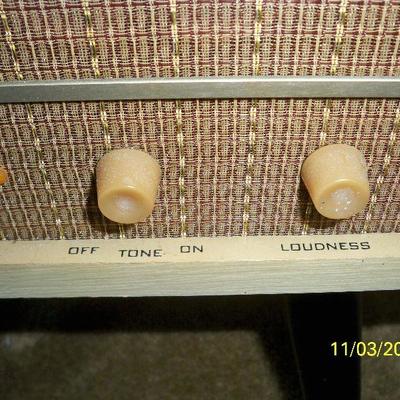 Close up of knobs