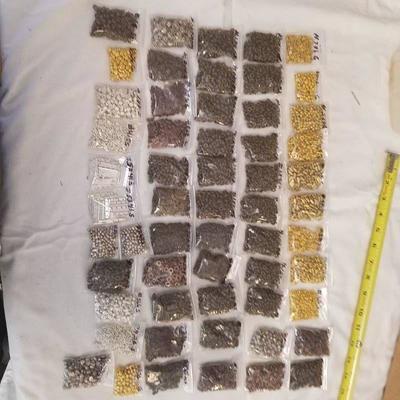 approximately 55 bags of assorted jewelry beads