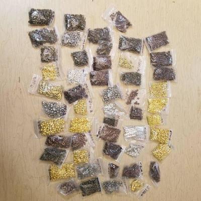 approximately 50 bags of assorted jewelry beads