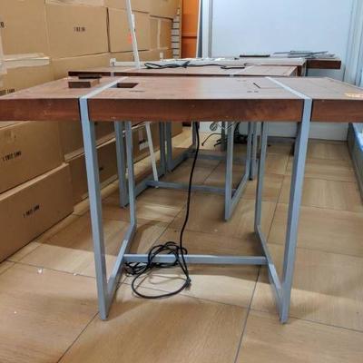 (2) Counter Height Work Tables, Under Table Lighti ...