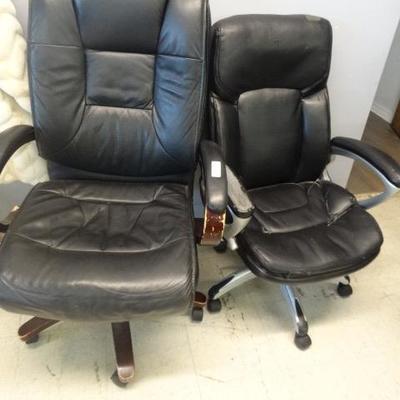 2 office chairs on wheels