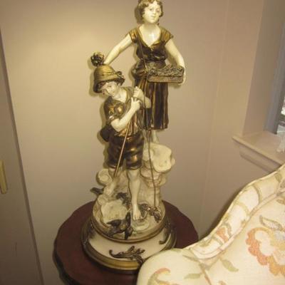 Figural Sculpture Lamps  