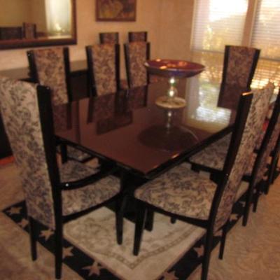 Quintessential Home Furnishings Giorgio Collection Dining Room
Italy Brazilian Snake wood Dining Room Table Suite 