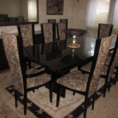 Quintessential Home Furnishings Giorgio Collection Dining Room
Italy Brazilian Snakewood Dining Room Table Suite  