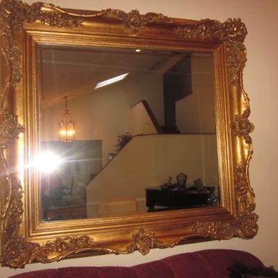 Large Gold Gilt Mirrors 