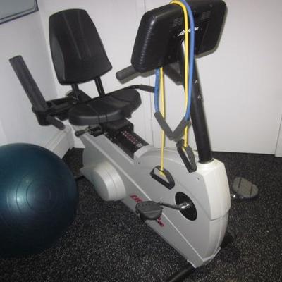 Hoist V6 Exercise Universal
Exercise Room Filled ~ Weights ~ Exercise Bike 
True Elliptical