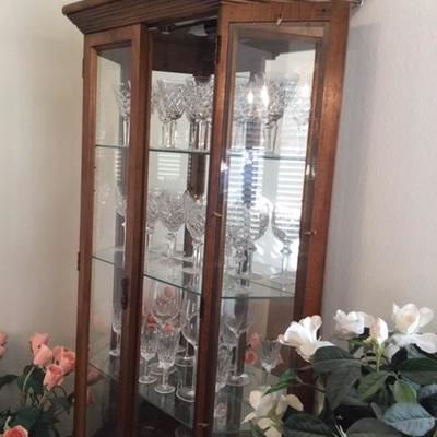 Waterford in 6'6" display cabinet