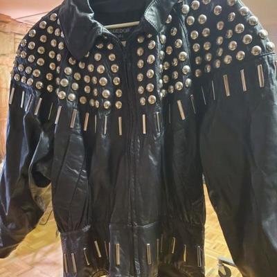 Leather 1980's studded