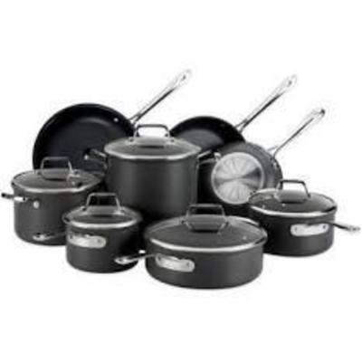 All-clad 13-piece B1 Nonstick Hard Anodized Induct ...