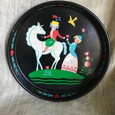 #13 Vintage Dutch Tin Tray