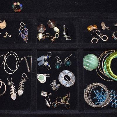 Sterling silver and costume jewelry
