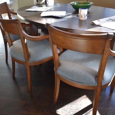 Set of 3 open arm chairs