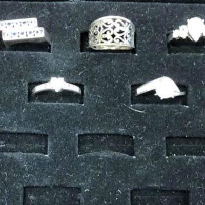 LAN747: Sterling Silver Rings $35 each or 4 for $100   - Only available offline at office