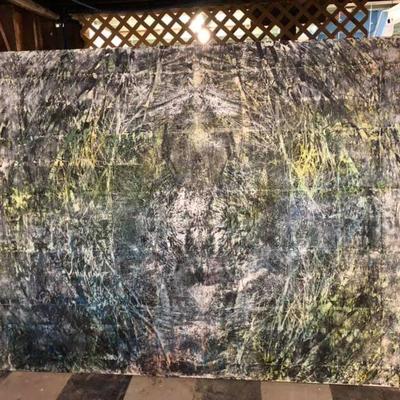 ML3006: Conner McManus Art Nowhere 5â€² x 7â€² Transferred Ink, Dye, & Acrylic on Ca  https://www.ebay.com/itm/113966017249