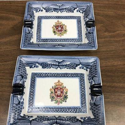SM3008: Oriental Accent 2 Blue Decorative Ashtrays  https://www.ebay.com/itm/123993155576