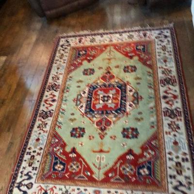 WY1006: Turkish Handmade Rug Local Pickup Vintage / Antique 75" X 53"  https://www.ebay.com/itm/113936589087