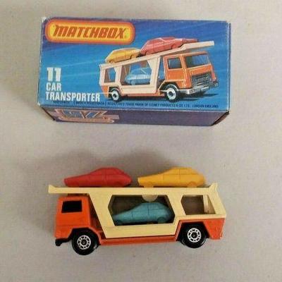 WY0275 MATCHBOX DIE CAST VEHICLE SUPERFAST #11 CAR TRANSPORTER IN BOX MADE   https://www.ebay.com/itm/113928000935
