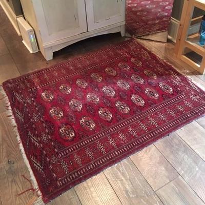 WY1005: Afghani Handmade Rug 47" X 38" Local Pickup Vintage Handmade  https://www.ebay.com/itm/123952007893